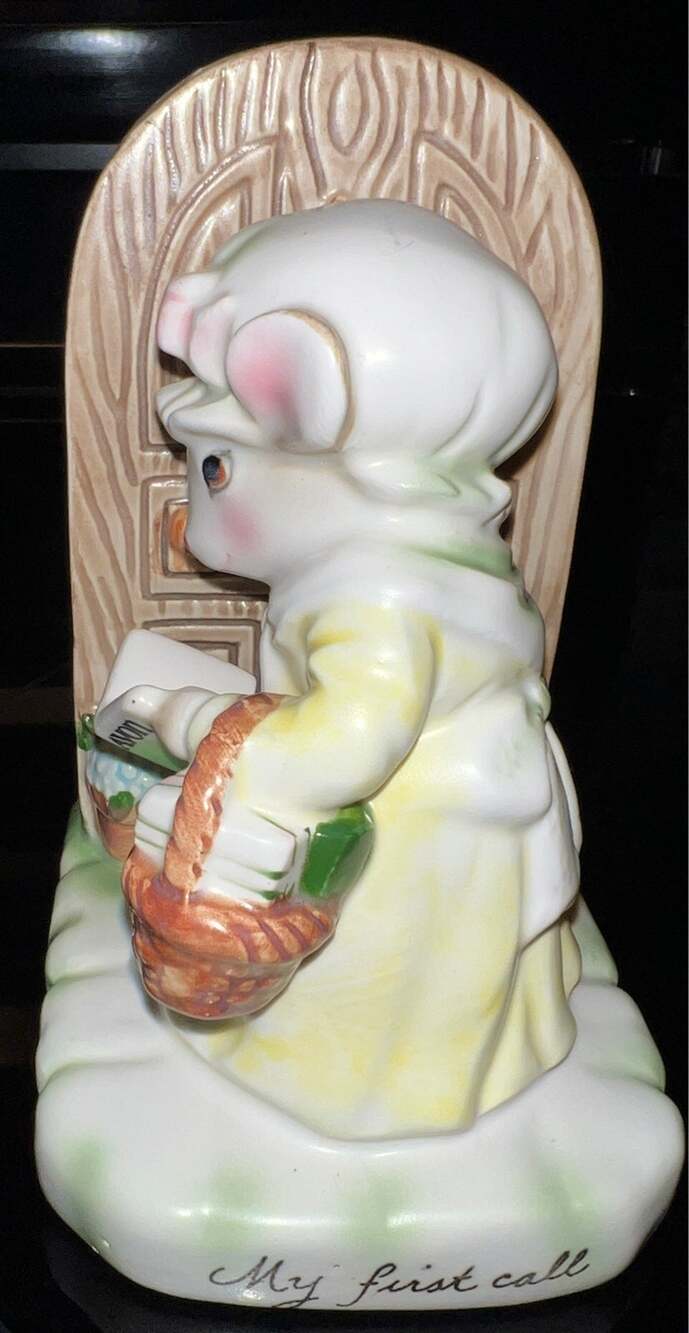 Vintage Avon My First Call Figurine